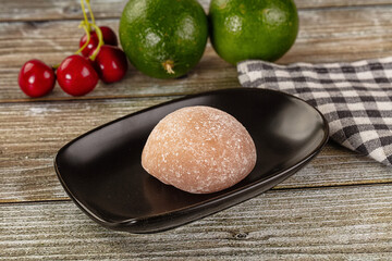Japanese rice dessert mochi cake