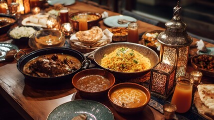 Delicious Middle Eastern Feast: A Table of Authentic Cuisine