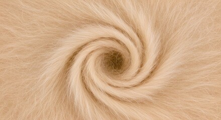 Soft Fluffy Pile Texture of Natural Mohair Wool Textile Fabric