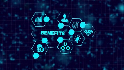 Internet, business, Technology and network concept. Employee benefits help to get the best human resources. - Powered by Adobe