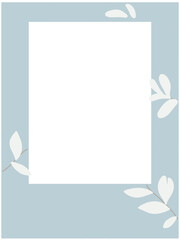 vector illustration of a photo frame