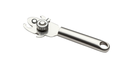 Sleek Stainless Steel Bottle Opener with Ergonomic Design.