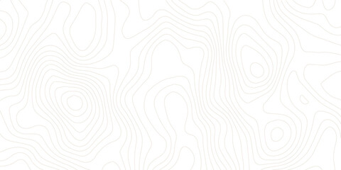 Fototapeta premium Abstract black and white topographic contours lines of mountains. Topography map art curve drawing. vector illustration. wave Line topography map contour background, background.