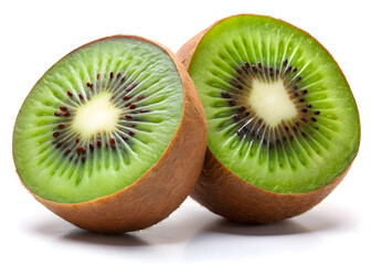 Fototapeta premium kiwi fruit on white background