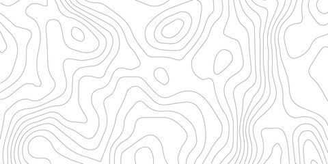 Abstract black and white topographic contours lines of mountains. Topography map art curve drawing. vector illustration. wave Line topography map contour background, background.