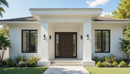 Inviting Front Door Entrance to a Home
