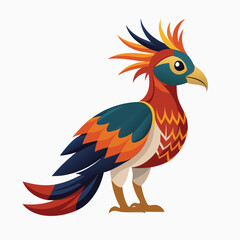 parrot on white background