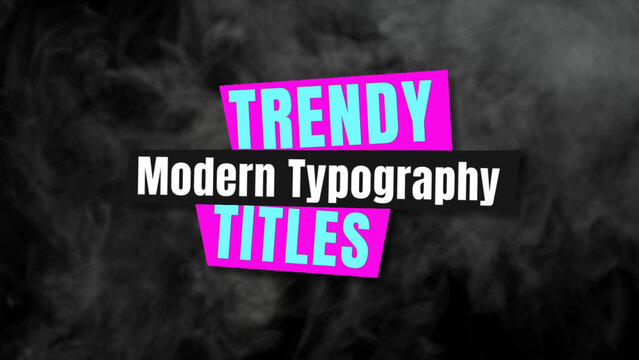 Trendy Title 06
