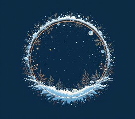winter badge