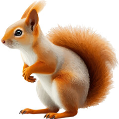 3d isolated squirrel © Mohammad