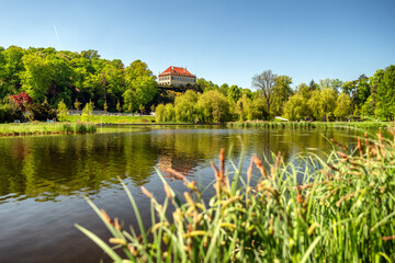 Park Stromovka in Prague, Czech republic