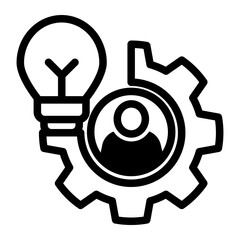 Knowledge Growth Icon - Mixed Style for Educational Development.