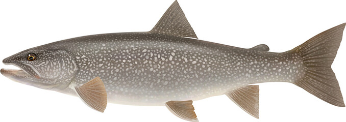 Fresh water fish Lake trout　Mackinaw　Lake char　Touladi　Togue