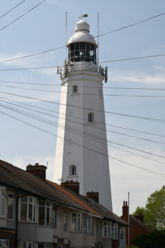 Withernsea Lighthouse and Museum. Yorkshire coast. England