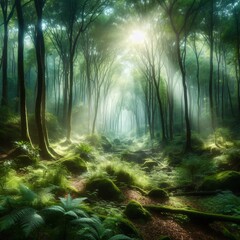 Enchanted Arafed Forest Generative for AI