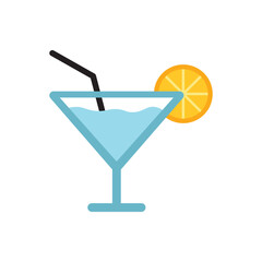 Summer Juice icon, vector illustration of juice, lemon juice, lemonade juice icon, isolated on white background 