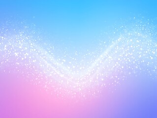 Pastel Gradient Background with Sparkling Light Particles and Bokeh Effect