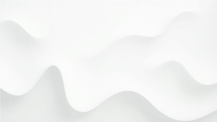 Abstract soft white gradient abstract background with flowing curves and grain texture.