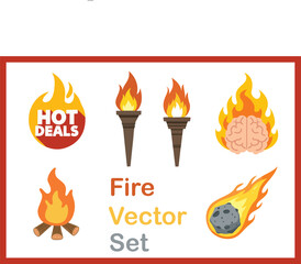 Fire Vector Set