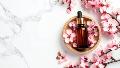 Elegant Skincare Serum with Natural Extracts
