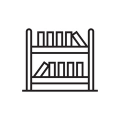 books on the shelf line