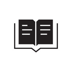 book open glyph