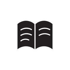 book open glyph