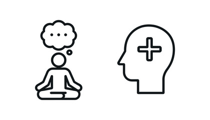 Illustrated book line icons with smiley and pencil vector line icon illustration