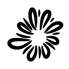 Petal Burst Graphic Element
