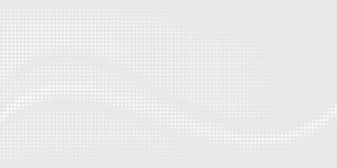 Dot white gray wave light technology texture background. Abstract big data digital concept.