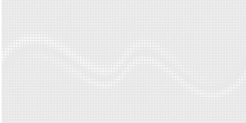 Dot white gray wave light technology texture background. Abstract big data digital concept.