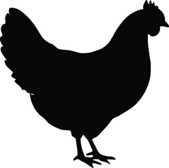 hen and chicken sillhouttesilhouette 