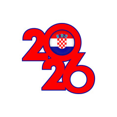 2026 banner with Croatia flag inside.
