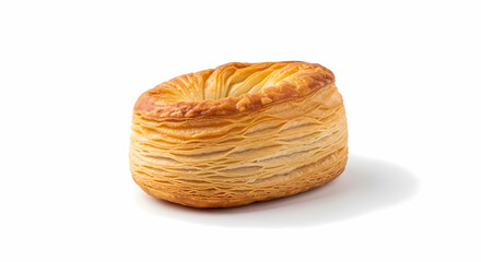 Fototapeta premium Delicious Pastry: Flaky Crust, Golden Brown Perfection