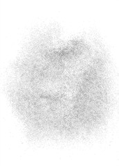 Dark gray dust cloud explosion.