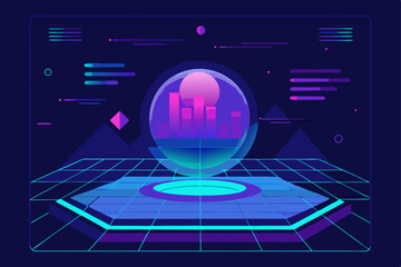 abstract futuristic background