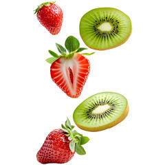 strawberry and kiwi fruit	
