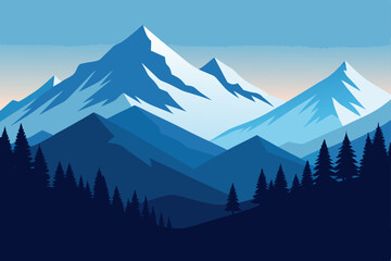 mountain landscape in the mountains