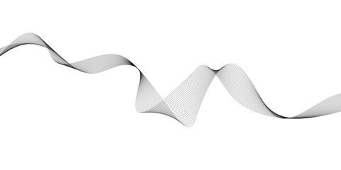 Abstract White and black wavy lines and geometric design and modern background. Abstract vector background white and grew wavy lines. 
