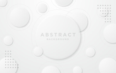 Clean white circle background, with modern style