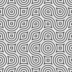 monochrome background with retro pattern design 2504