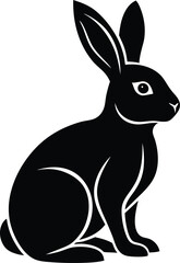 Obraz premium Rabbit Silhouette