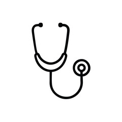 Medical stethoscope icon healthcare symbol doctor clinic