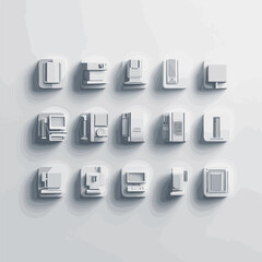 Machine silhouette vector design