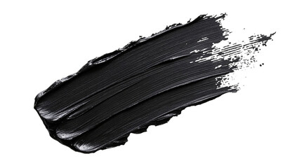 Dark, textured smear of black paint