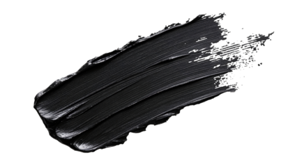 Dark, textured smear of black paint