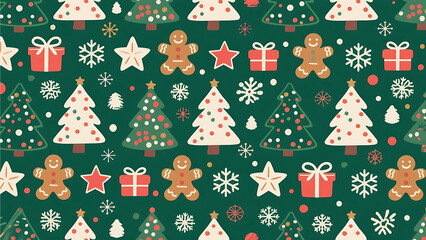 christmas seamless pattern