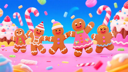 Fototapeta premium gingerbread man