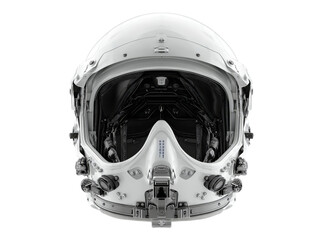Advanced astronaut helmet futuristic space exploration design, Isolated On Transparent Background