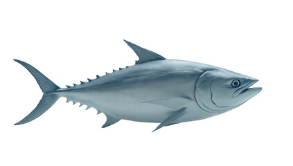Naklejka premium Gray tuna profile